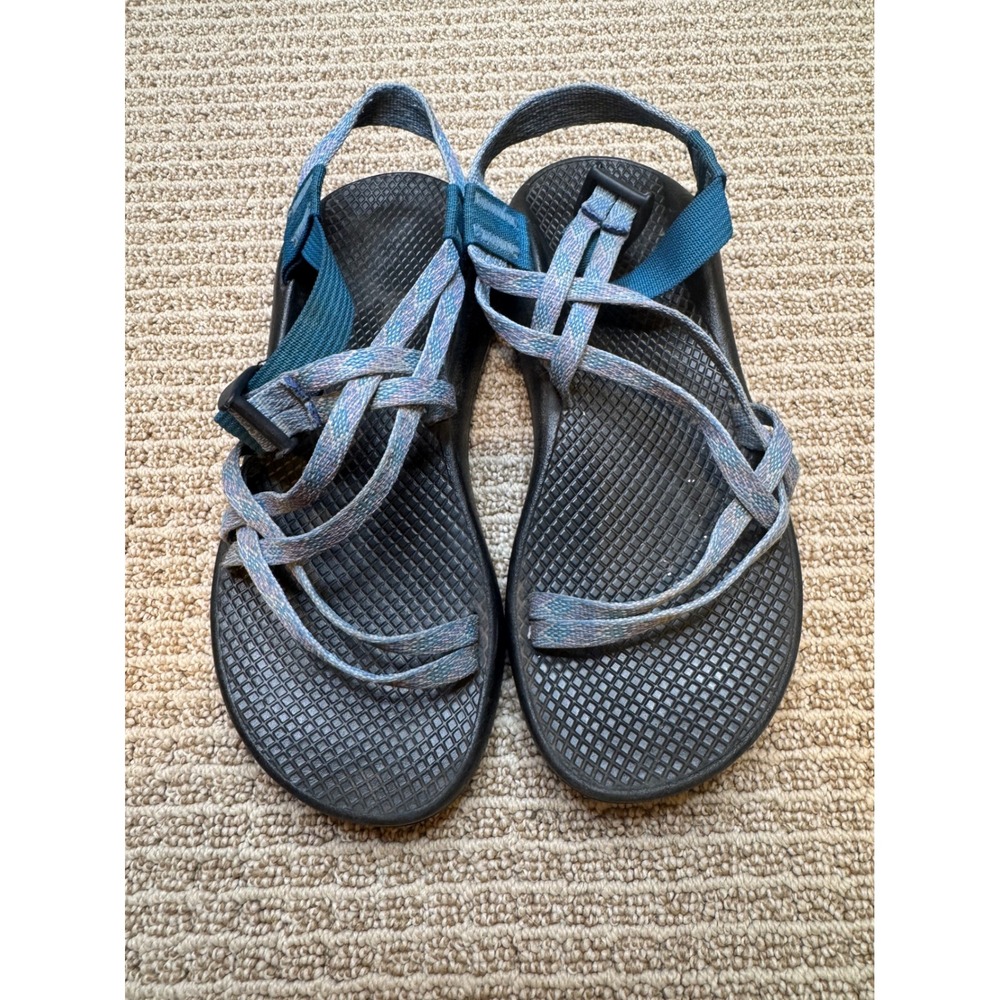 Chaco Z1 Classic Sandals Womens Size 8 Blue Adjustable Sport Hiking Outdoor